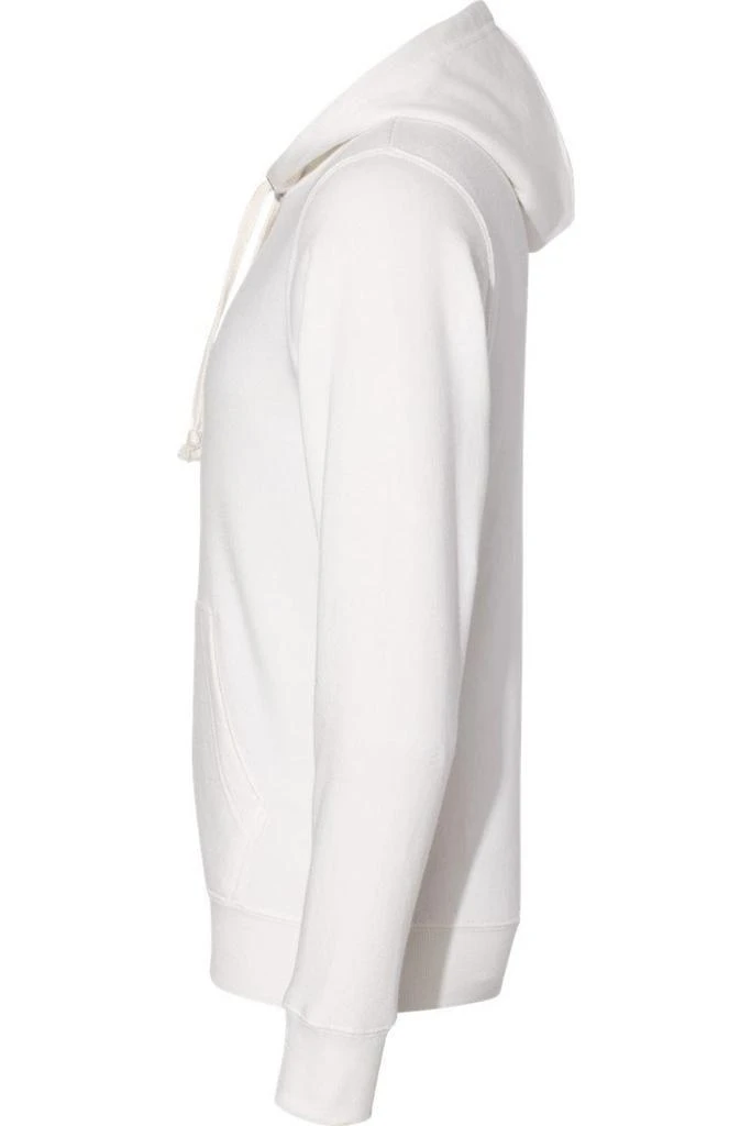 J America Triblend Fleece Hooded Sweatshirt 3