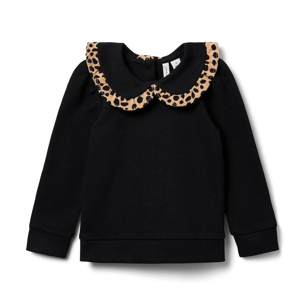 Janie and Jack Animal Collar Sweatshirt (Toddler/Little Kids/Big Kids) 1