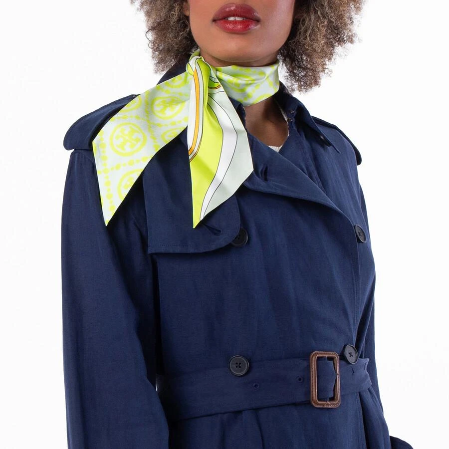 Tory Burch Floral Print Silk Scarf 2