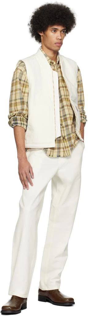 Carhartt WIP White Simple Trousers 4