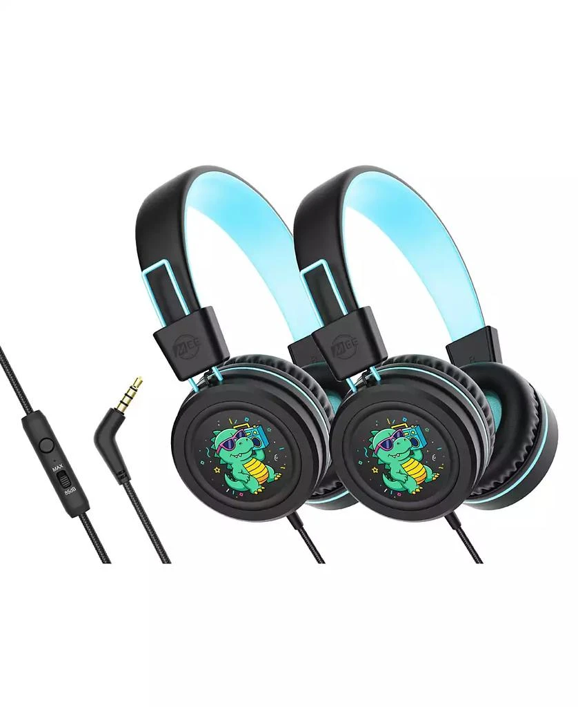 MEE Audio KidJamz KJ55AUX 3.5mm Safe Listening Kid's Headphones with Headset