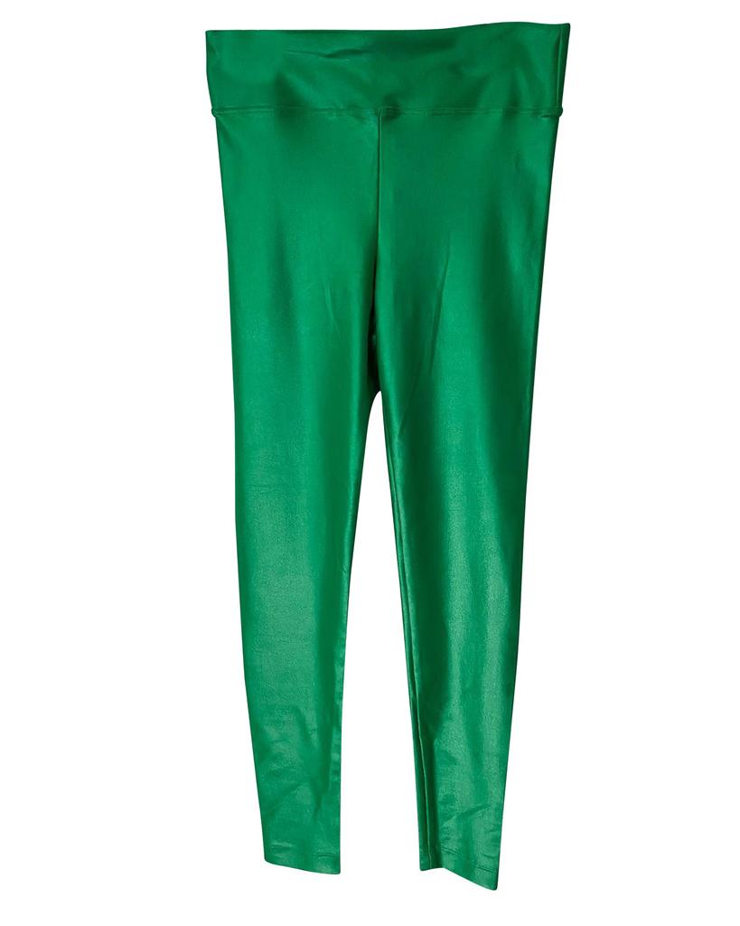 Koral Koral Lustrous Leggings in Green Polyester