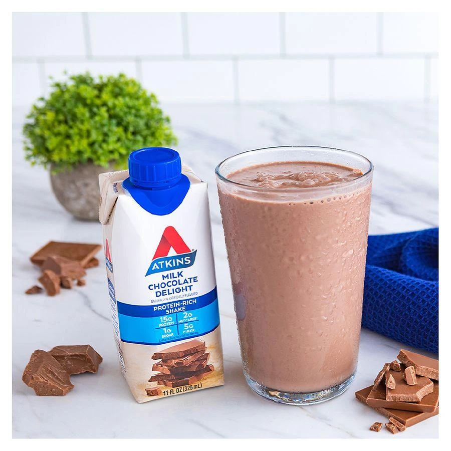 Atkins Shakes Milk Chocolate Delight 6