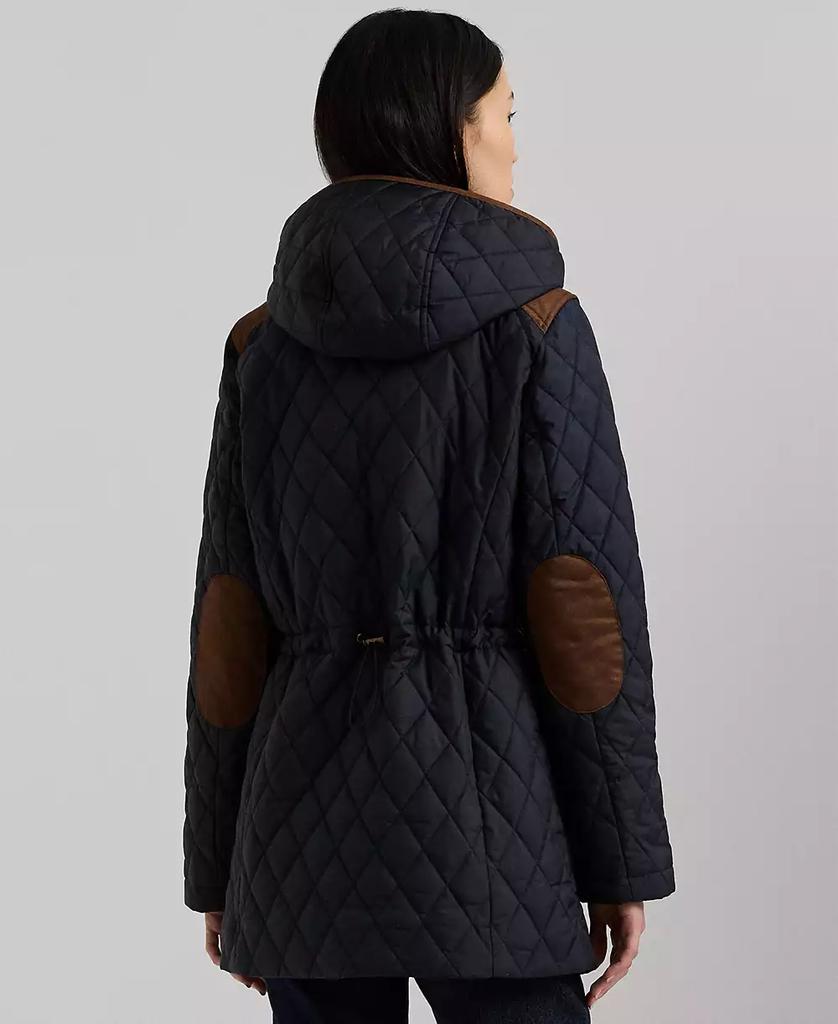 Lauren Ralph Lauren Petite Hooded Quilted Anorak Coat Dk Navy PM Women s Jackets Free Shipping BeyondStyle