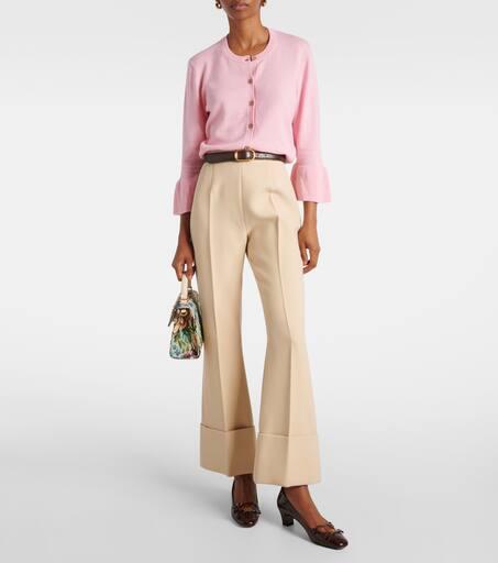 Jardin des Orangers Cotton and cashmere cardigan