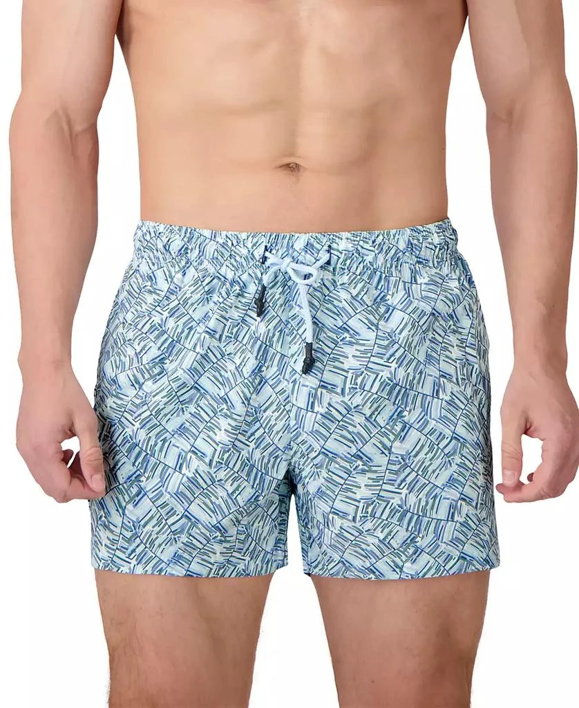 Sunset and Vines Men's Textured Woven Swim Trunks 2