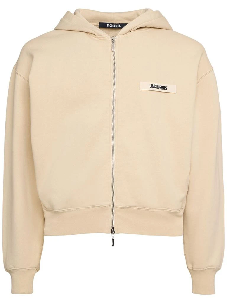 Jacquemus Le Hoodie Gros Grain Zip-up Sweatshirt 1