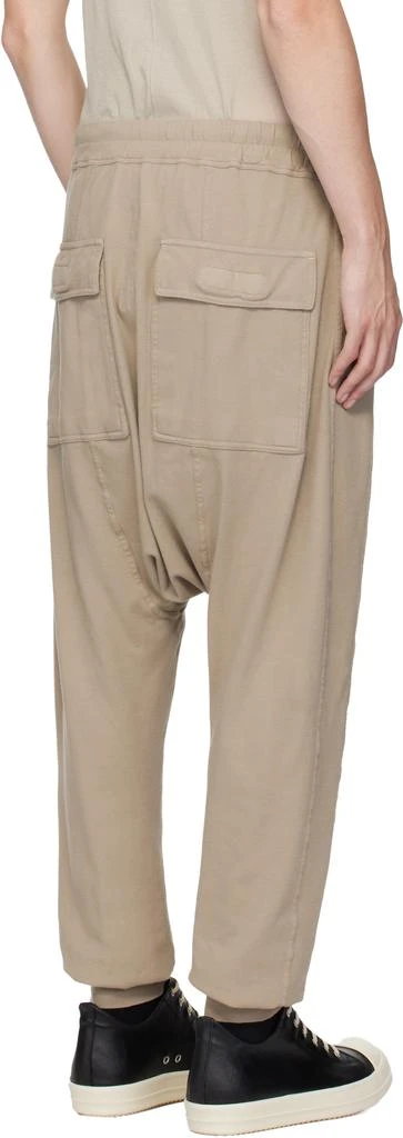 Rick Owens Taupe Concordians Drawstring Sweatpants 3