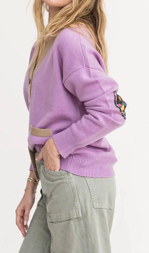 KERRI ROSENTHAL Mellie Cardigan In Aurora