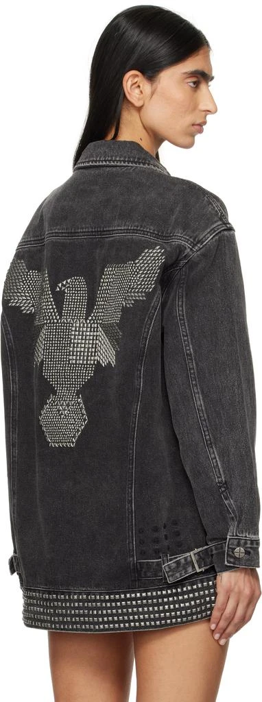 Ksubi Black Altar Phoenix Trucker Denim Jacket 3