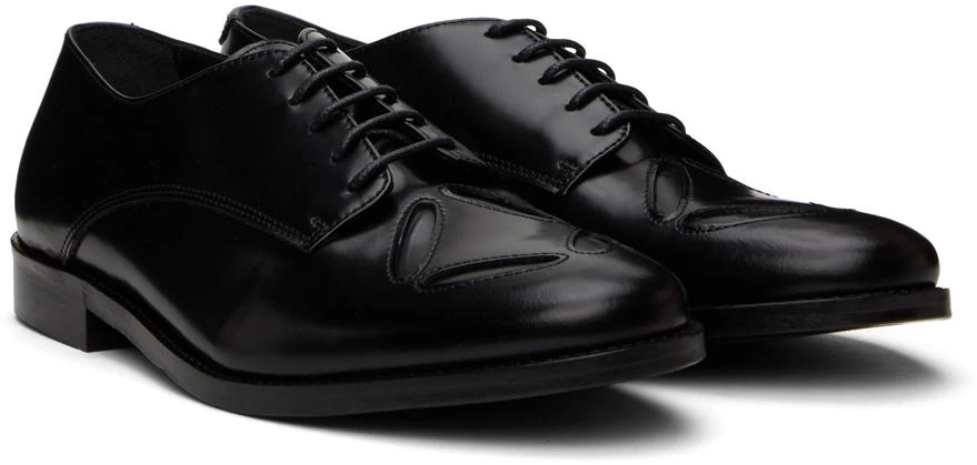 Stefan Cooke Black Slashed Oxfords 4