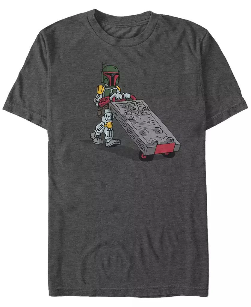 Star Wars Star Wars Men's Classic Boba Fett Cement Man Short Sleeve T-Shirt 1