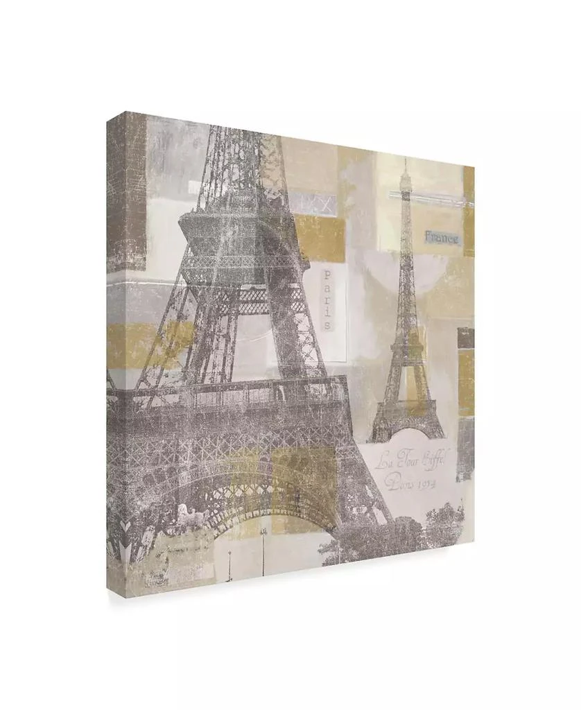 Trademark Global Lisa Audit 
Eiffel Tower III
 Canvas Art - 18" x 18" 2