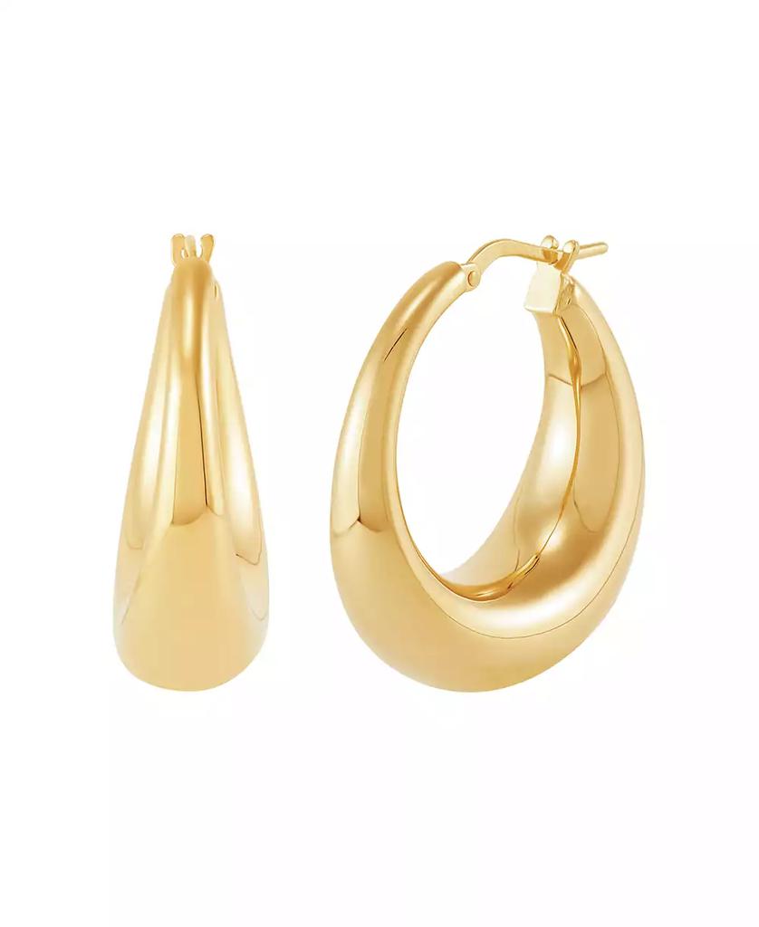 Macy's Electroform Hoop Earrings in 18k Yellow Gold