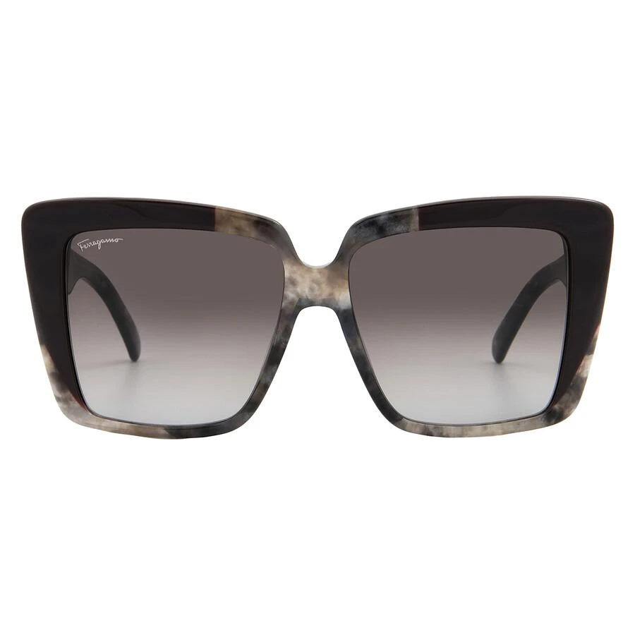 Salvatore Ferragamo Grey Gradient Square Ladies Sunglasses SF1060S 021 55