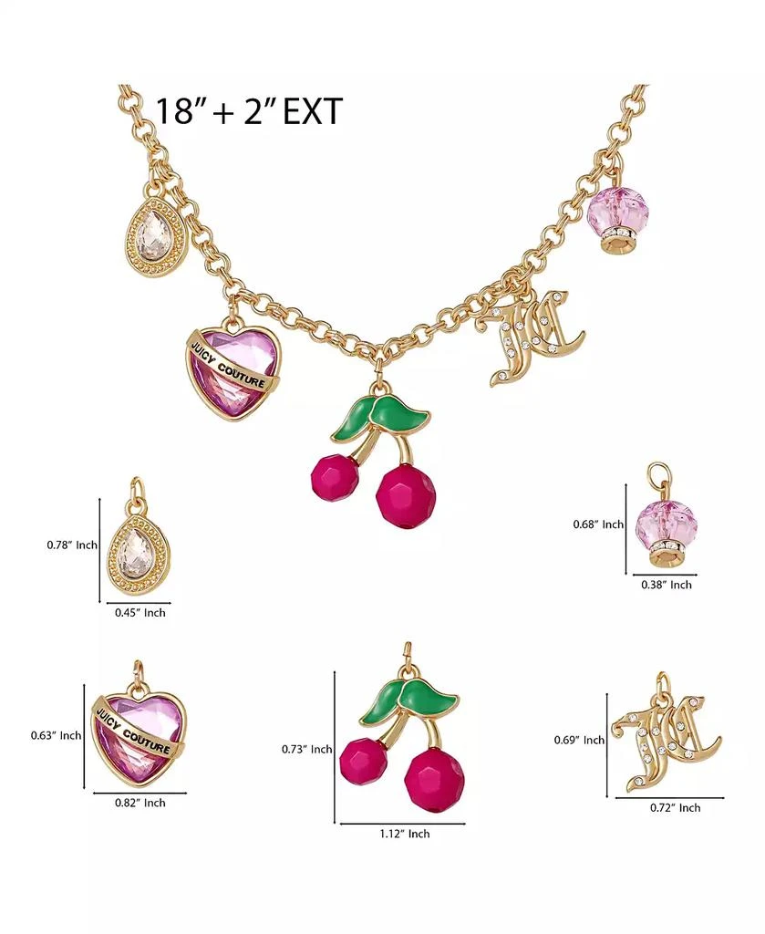 Juicy Couture Cherry Charm Necklace - 18 + 2

 4