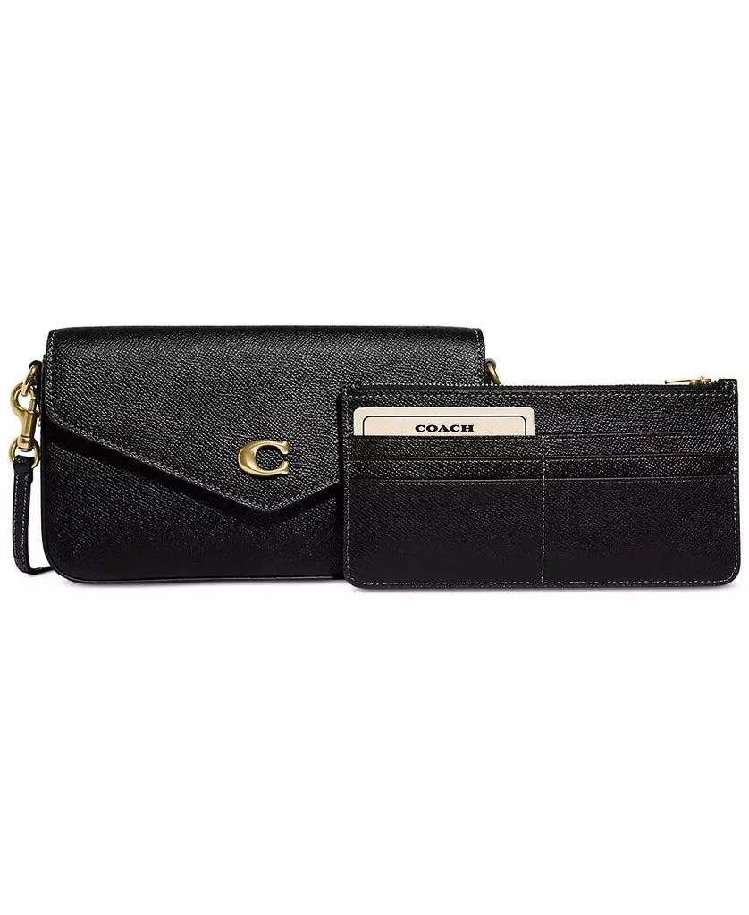 COACH Crossgrain Leather Wyn Crossbody with Removable Card Case 4