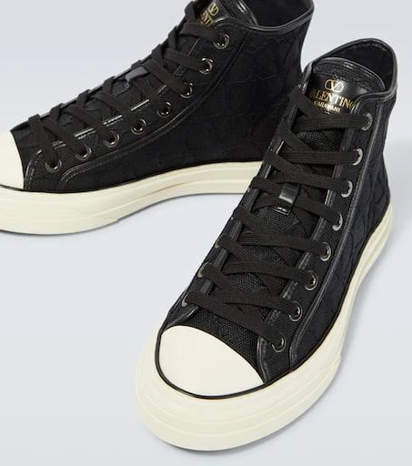 Valentino Toile Iconographe canvas sneakers 3