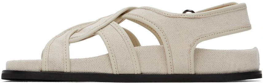Totême Beige Chunky Sandals 3