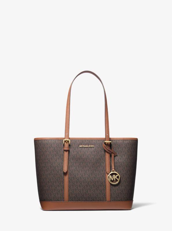 Michael Kors Jet Set Travel Small Logo Top-Zip Tote Bag