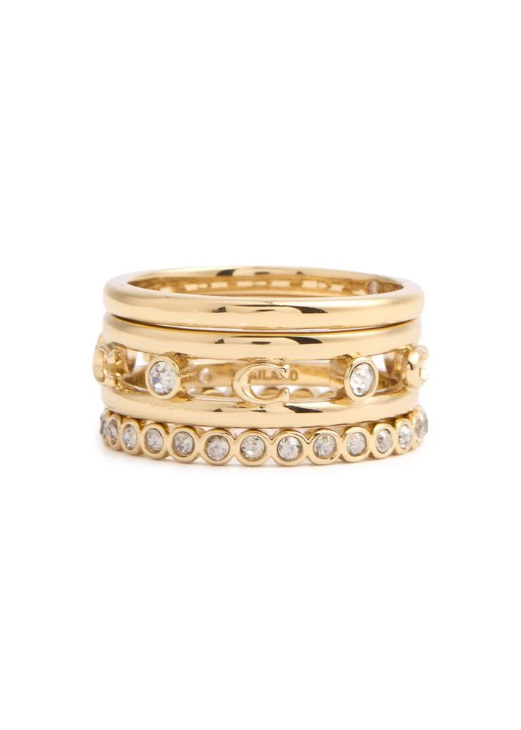Coach Logo ring stack - set of three 1