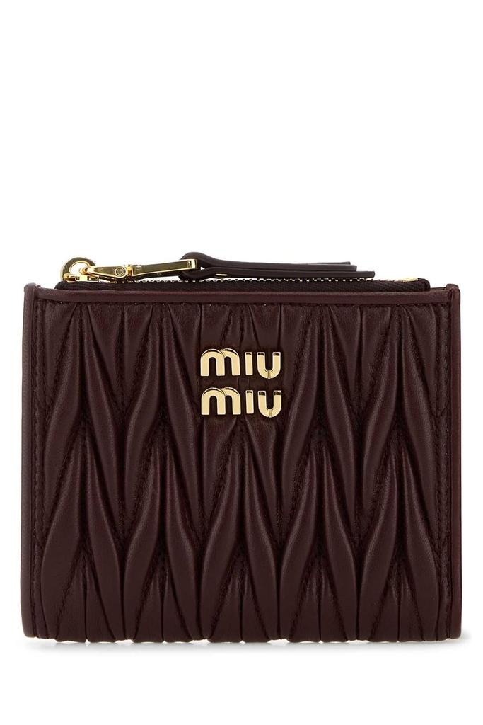 Miu Miu Black Nappa Leather Card Holder - Bags - Compare