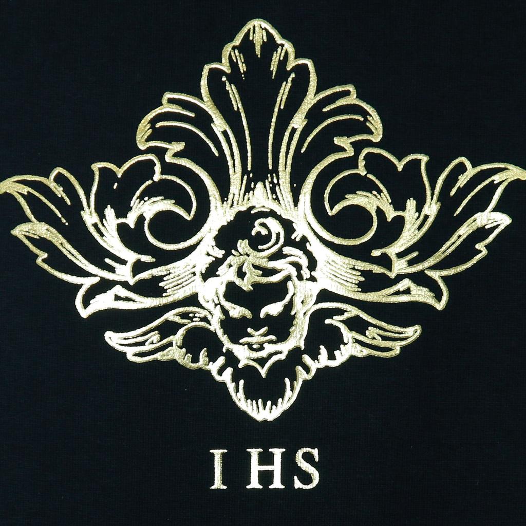 IHS Lightweight Hoodie Men's 3d Print Flames & angel Hoodie Black