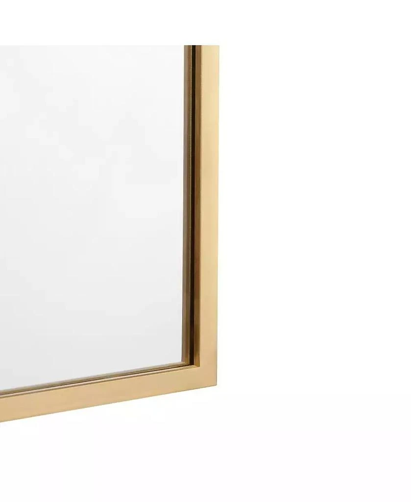 MERRICK LANE Muriel Arched Metal Framed Wall Mirror For Entryways, Dining Rooms, And Living Rooms 4