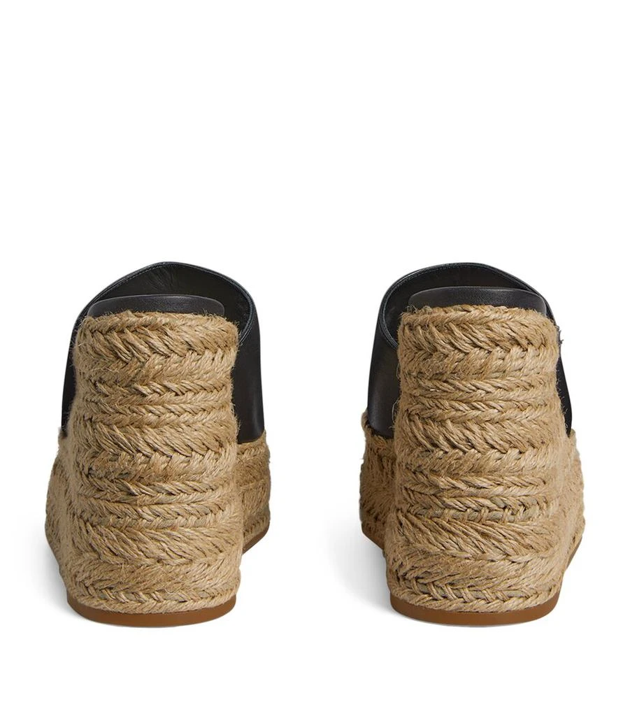 Christian Louboutin Ariella Zeppa Leather Wedge Espadrilles 130 4