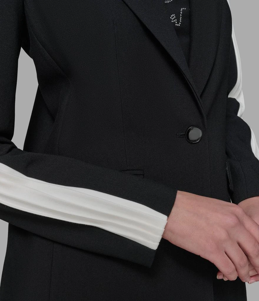 Karl Lagerfeld Paris PLEATED TRIM SUITING BLAZER 6