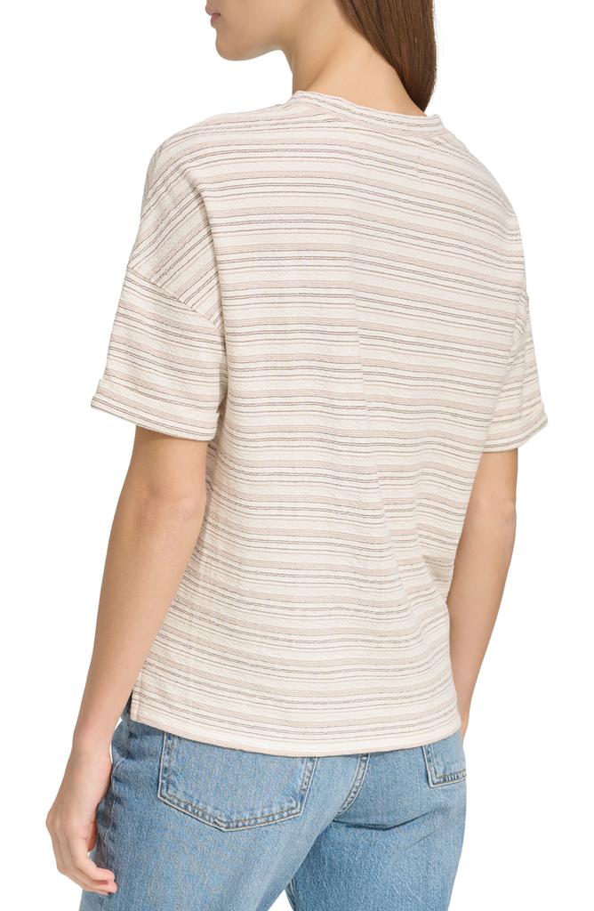 Andrew Marc Heritage Stripe Boxy T-Shirt