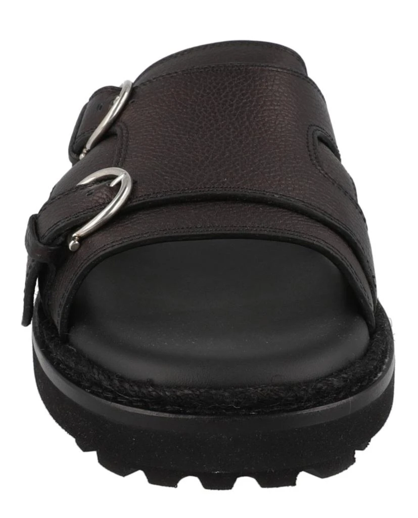 Salvatore Ferragamo Girby Leather Slides 4