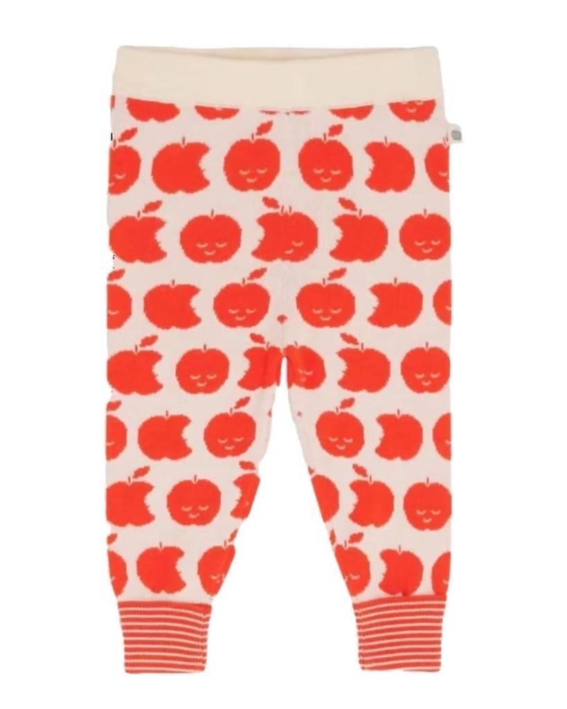 The Bonnie Mob Babys Spangle Trouser In Red