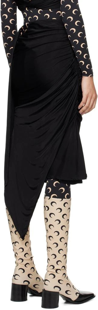 MARINE SERRE Black Shelter Midi Skirt 3
