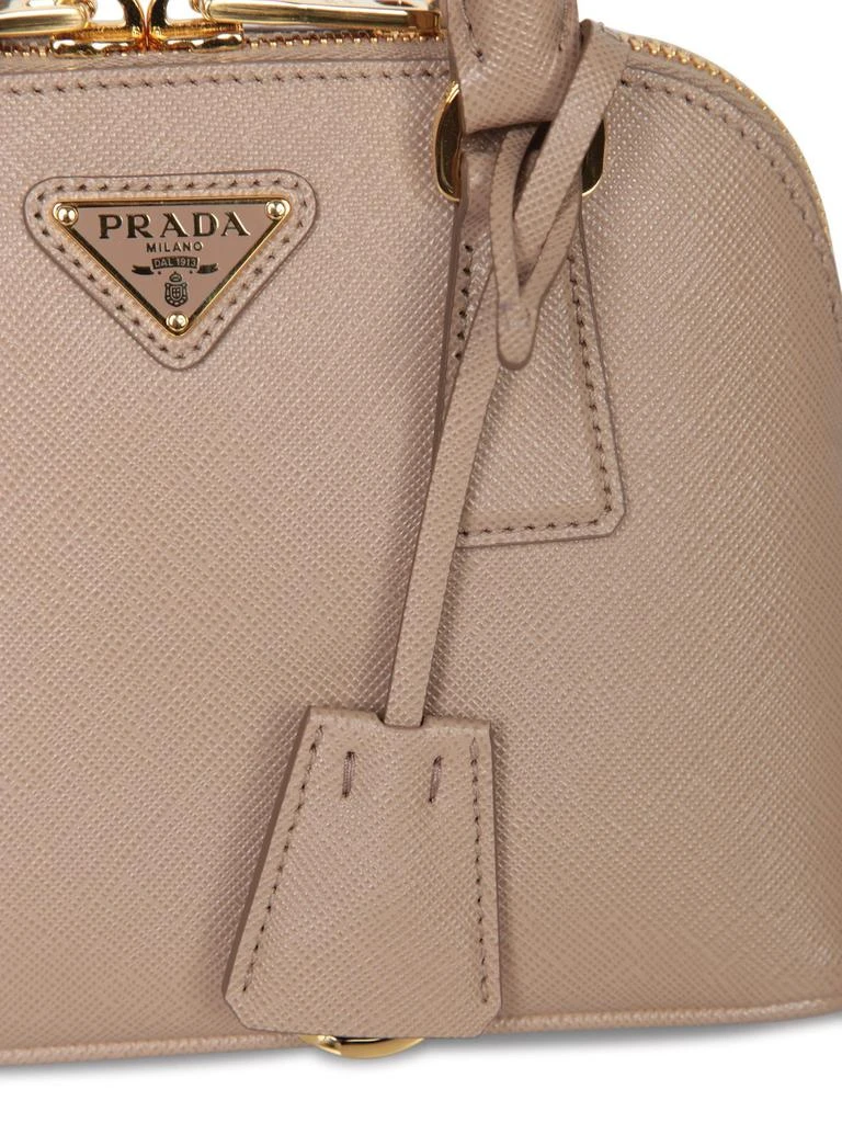 Prada Prada Triangle-Logo Zipped Tote Bag 4