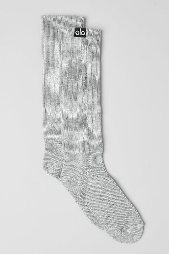 Alo Unisex Scrunch Sock - Crystal Clear Blue