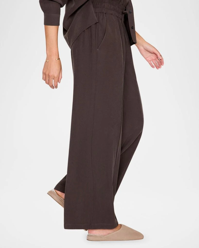 Brochu Walker Aaron Wide-Leg Pintuck Pants 5