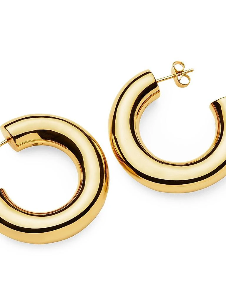 Missoma Chubby 18K-Gold-Plated Small Hoop Earrings 7