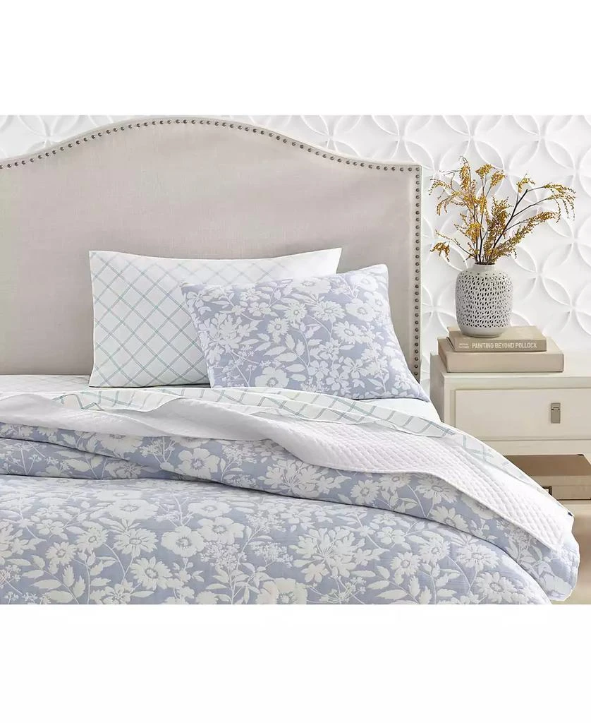 Charter Club Silhouette Floral 3-Pc. Duvet Cover Set, King, Exclusively at Macy’s 8