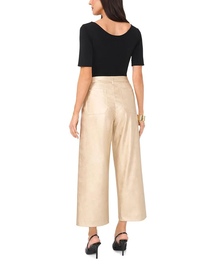 Vince Camuto Cropped Metallic Pants 4