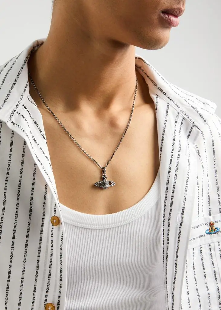 Vivienne Westwood Mini Bas Relief orb necklace 2