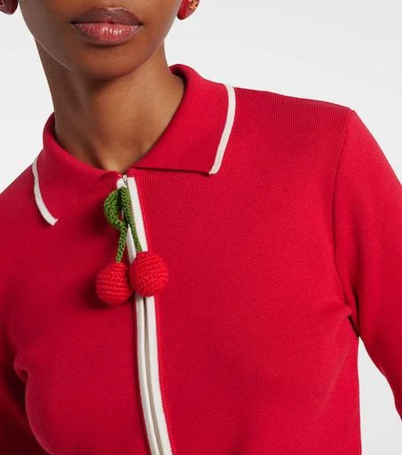 Valentino Ribbed-knit cotton cardigan 4