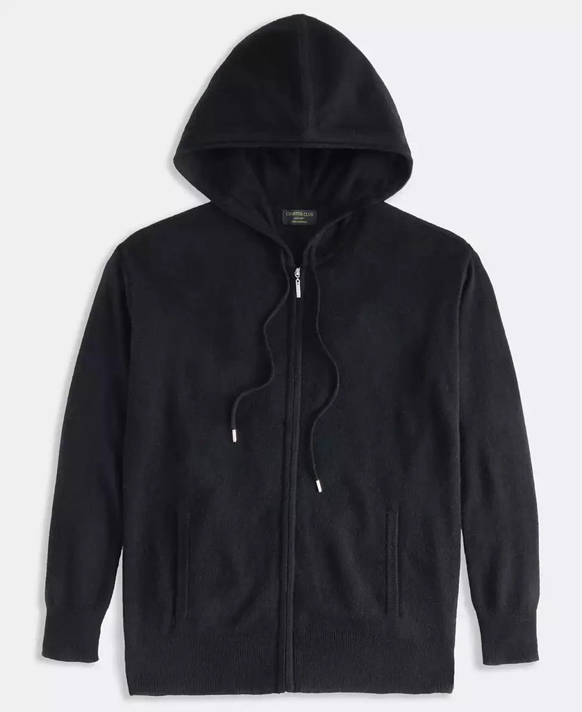 Charter Club Women's 100% Cashmere Zip Hoodie, Macy's Exclusive 3