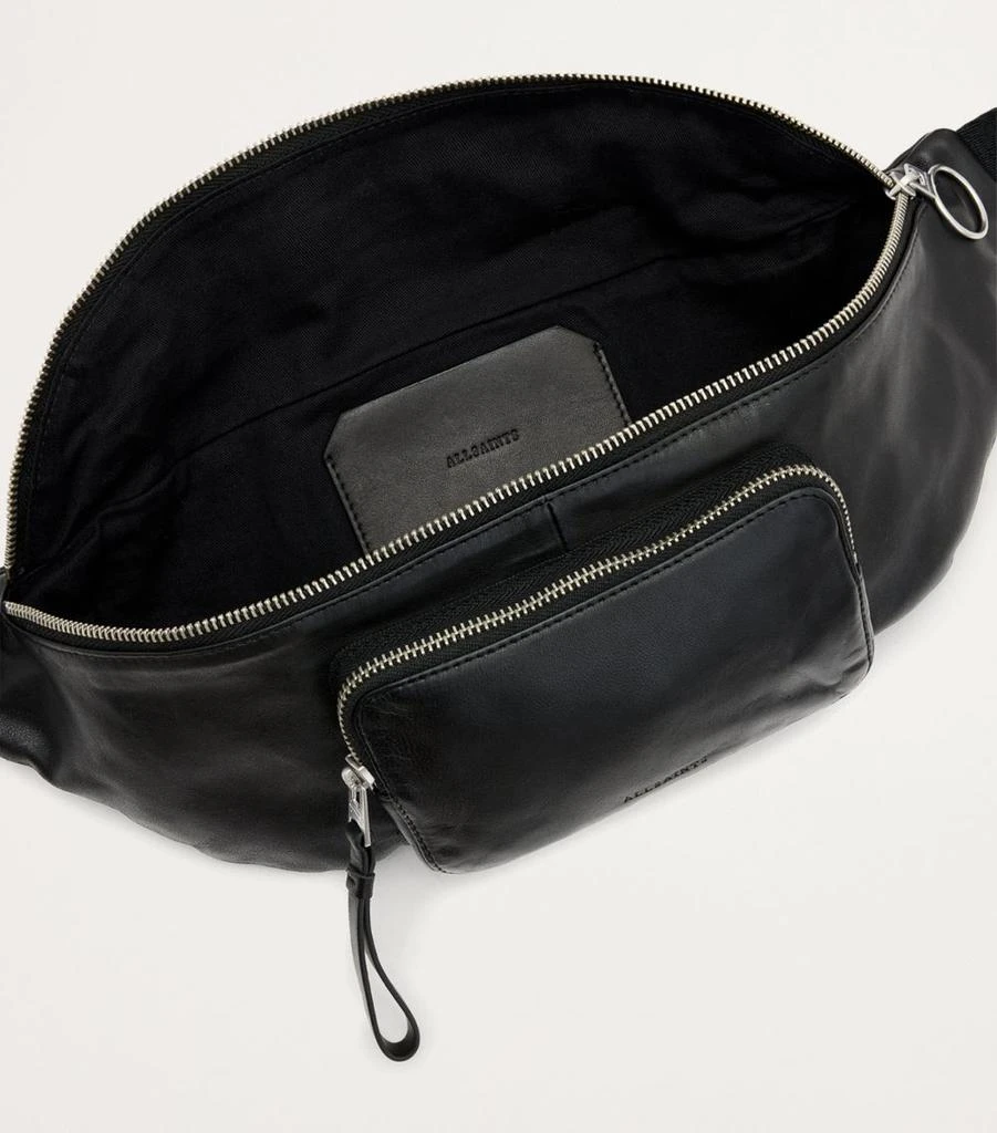 ALL SAINTS Leather Spitalfields Belt Bag 2