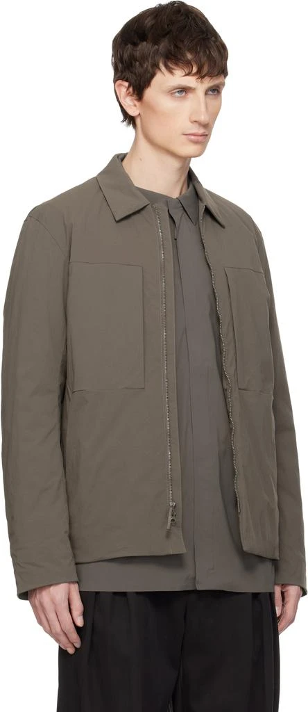 Veilance Taupe Mionn Insulated Overshirt Jacket 2