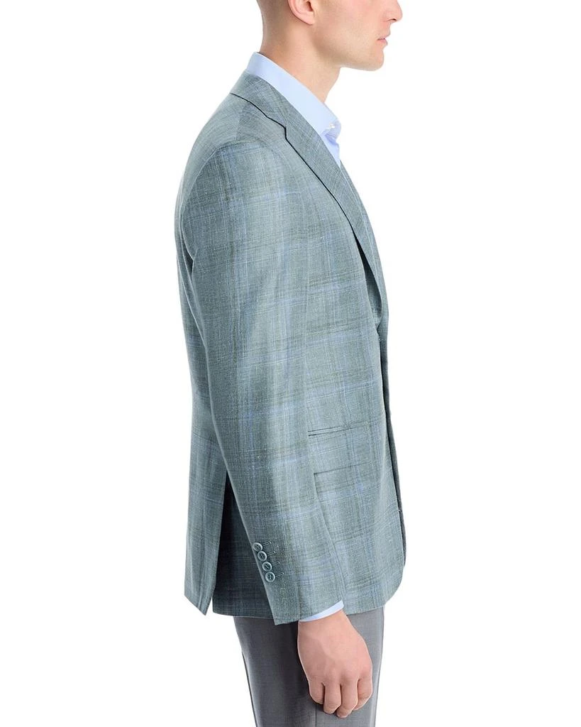 Canali Siena Wool, Silk & Linen Plaid Classic Fit Sport Coat 5