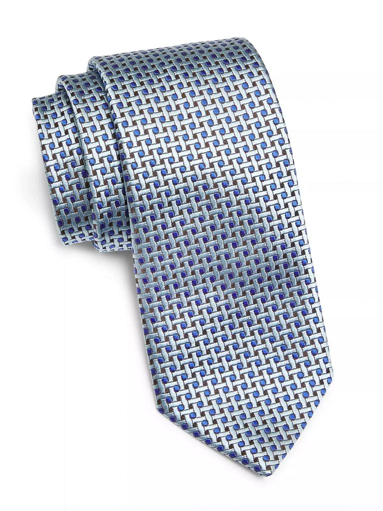 Charvet Geometric Silk Tie 1