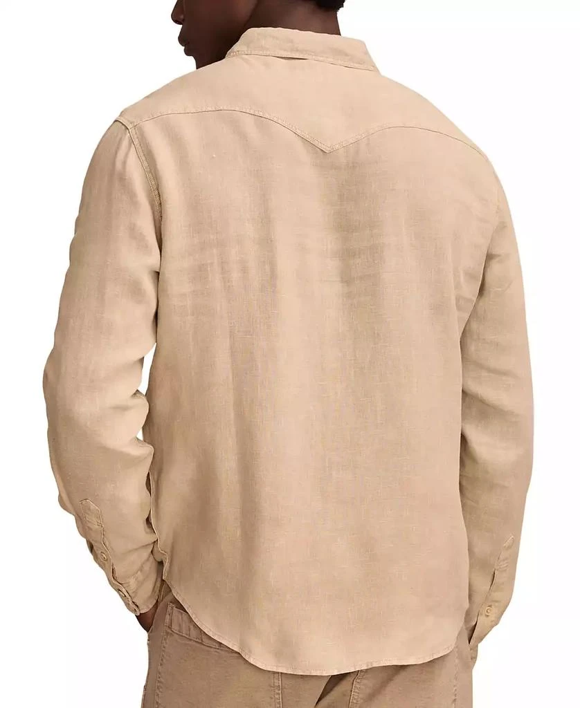 Lucky Brand Men's Linen Western Shirt 2