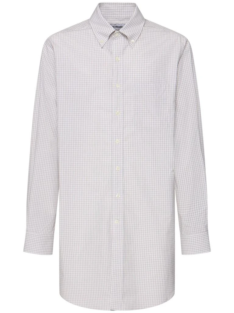Hed Mayner Striped Cotton Shirt 1