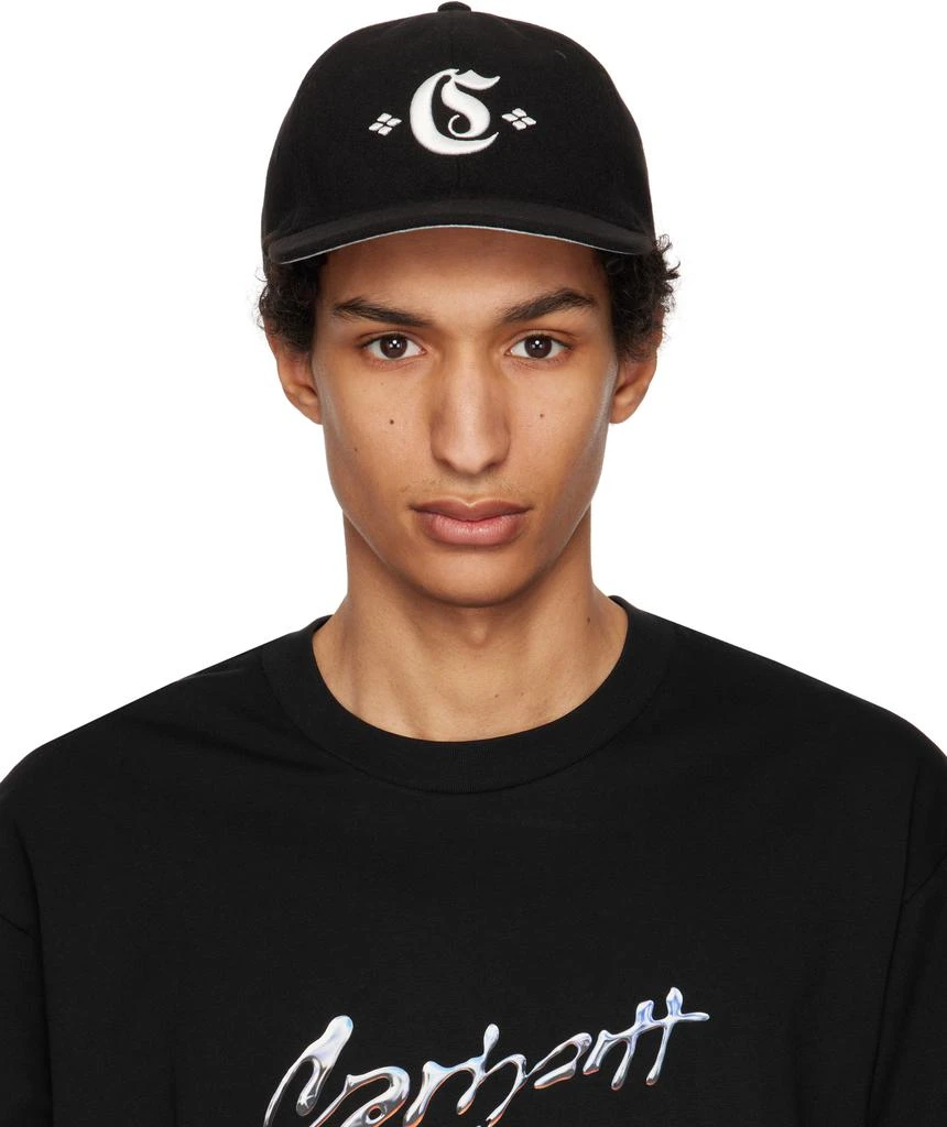 Carhartt WIP Black Greatest Hits Logo Cap 1